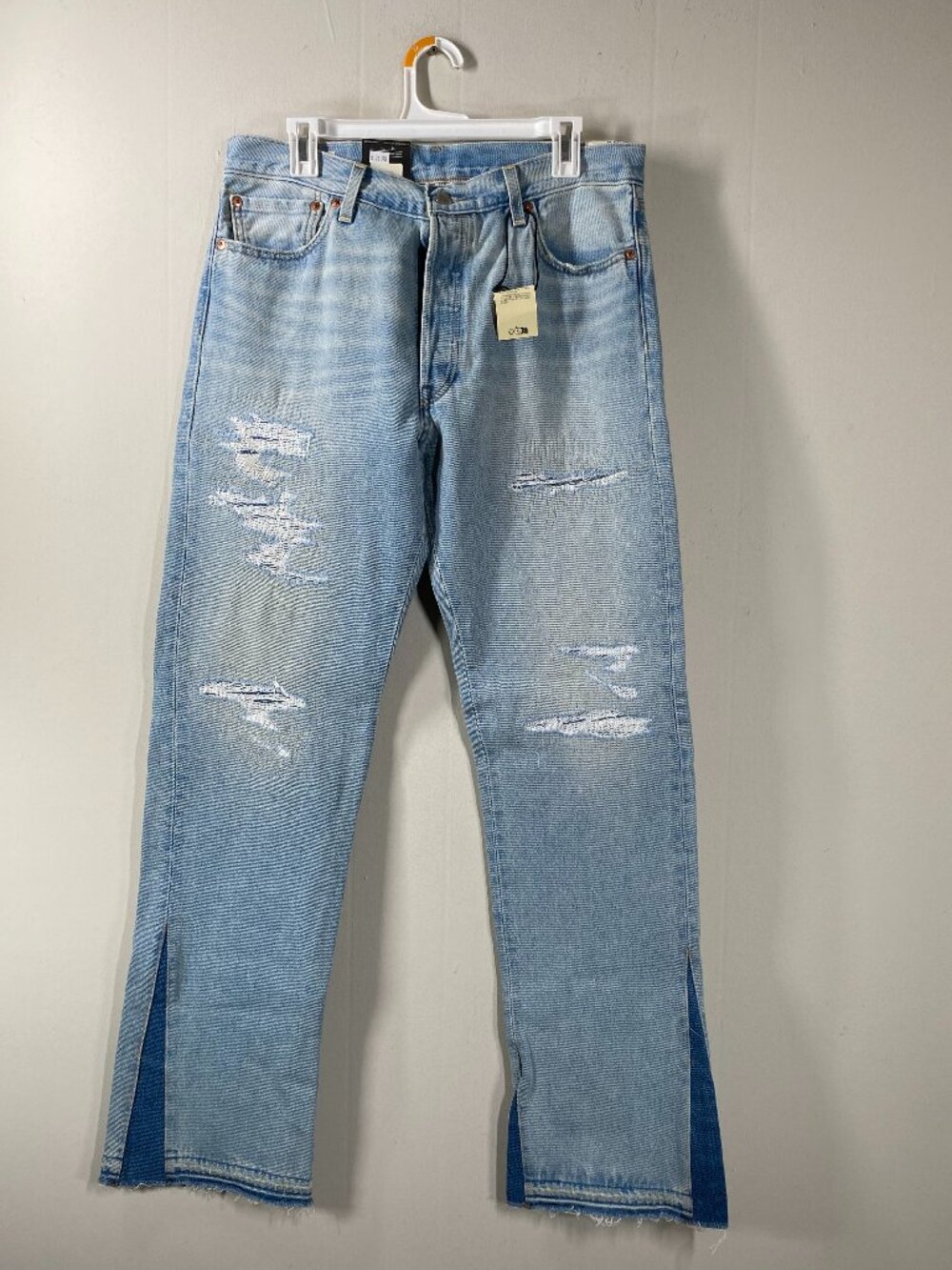 Levi's Premium 501 '54 Customized Denim Jeans Men's 34 x 34 Mid Rise Blue NWT